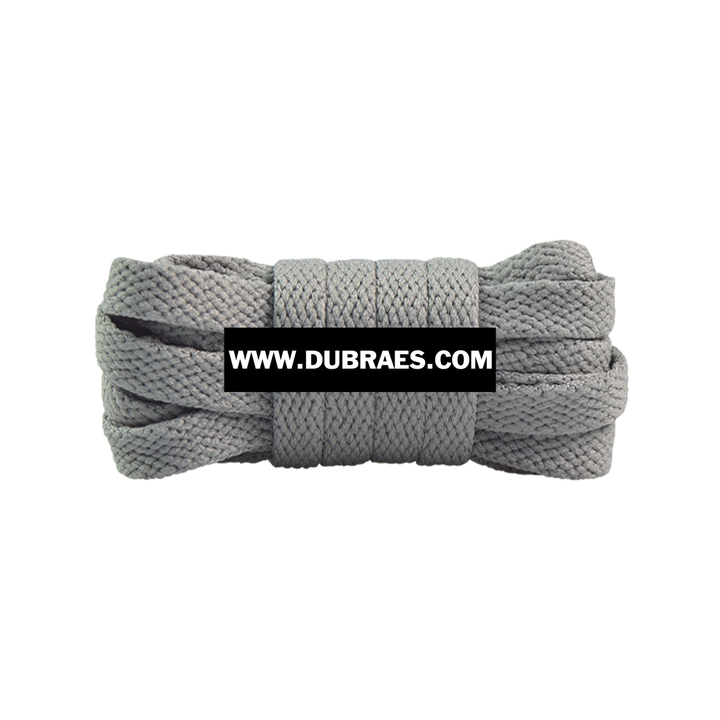 Grey Classic Flat Shoelaces