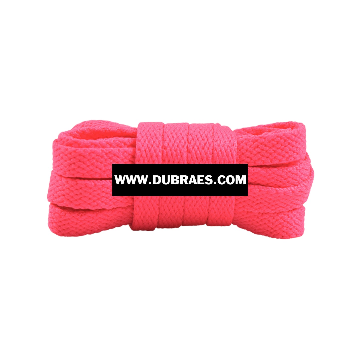 Hot Pink Classic Flat Shoelaces