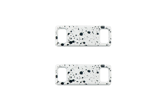 Small Premium White/Black Speckle Dubraes