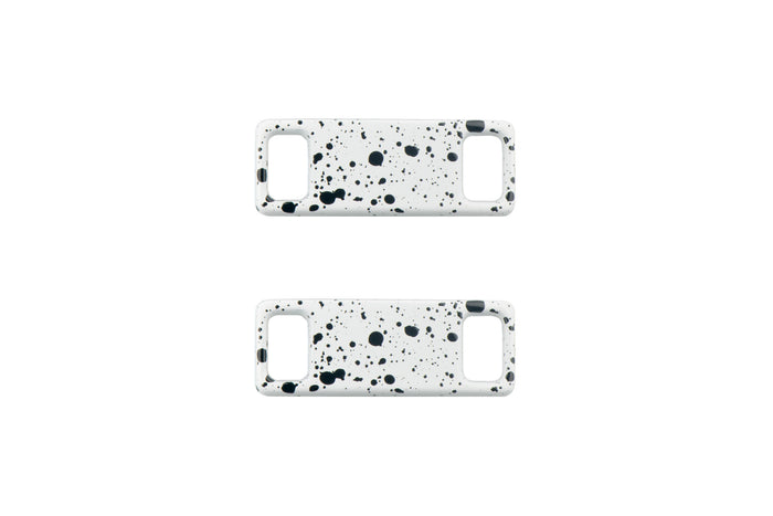 Small Premium White/Black Speckle Dubraes