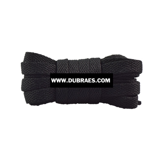 Black Classic Flat Shoelaces