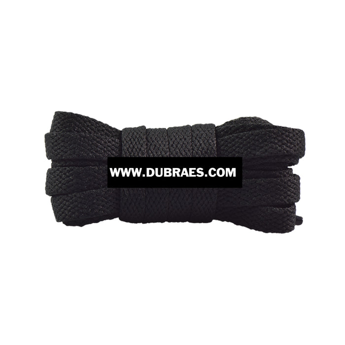 Black Classic Flat Shoelaces