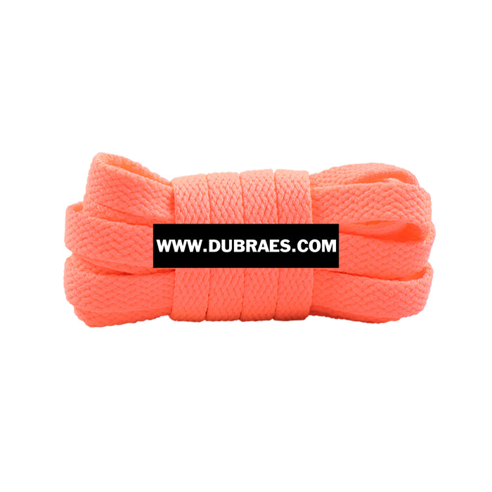 Coral Classic Flat Shoelaces