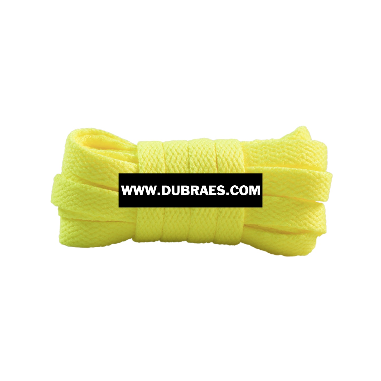 Electric Yellow Classic Flat Shoelaces