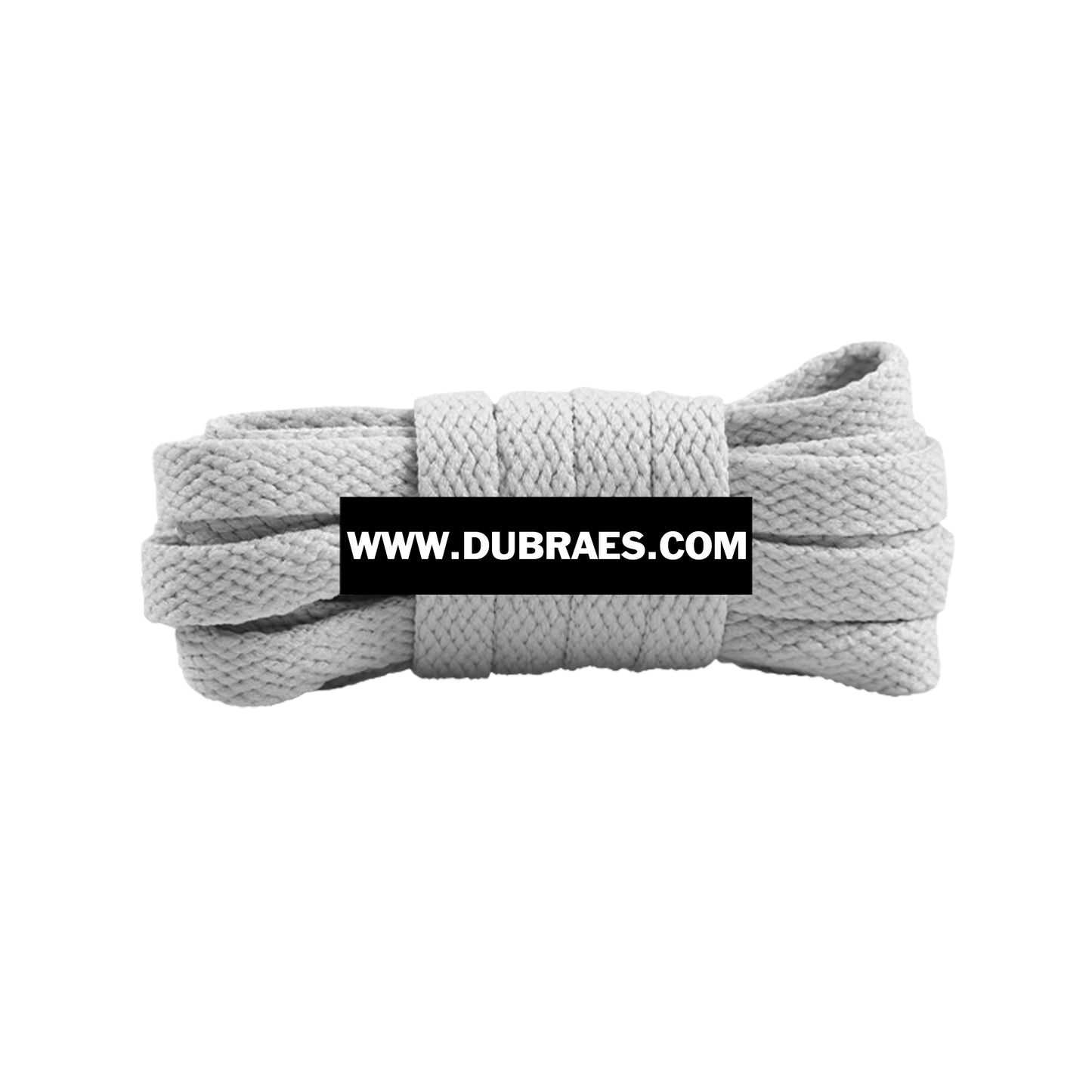Light Grey Classic Flat Shoelaces