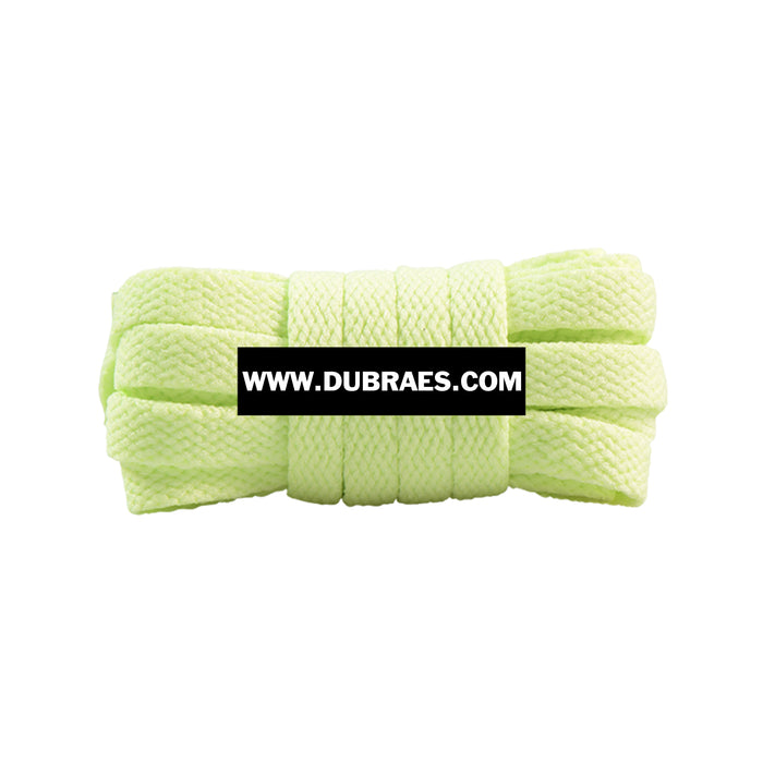 Light Jade Classic Flat Shoelaces