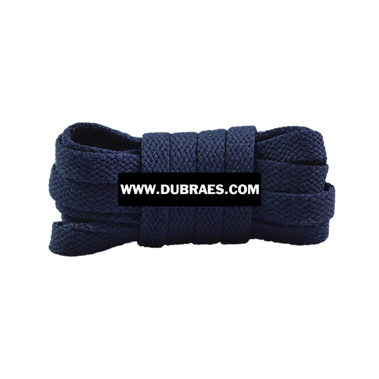 Navy Classic Flat Shoelaces