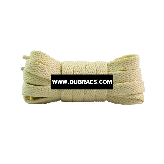 Oatmeal Classic Flat Shoelaces