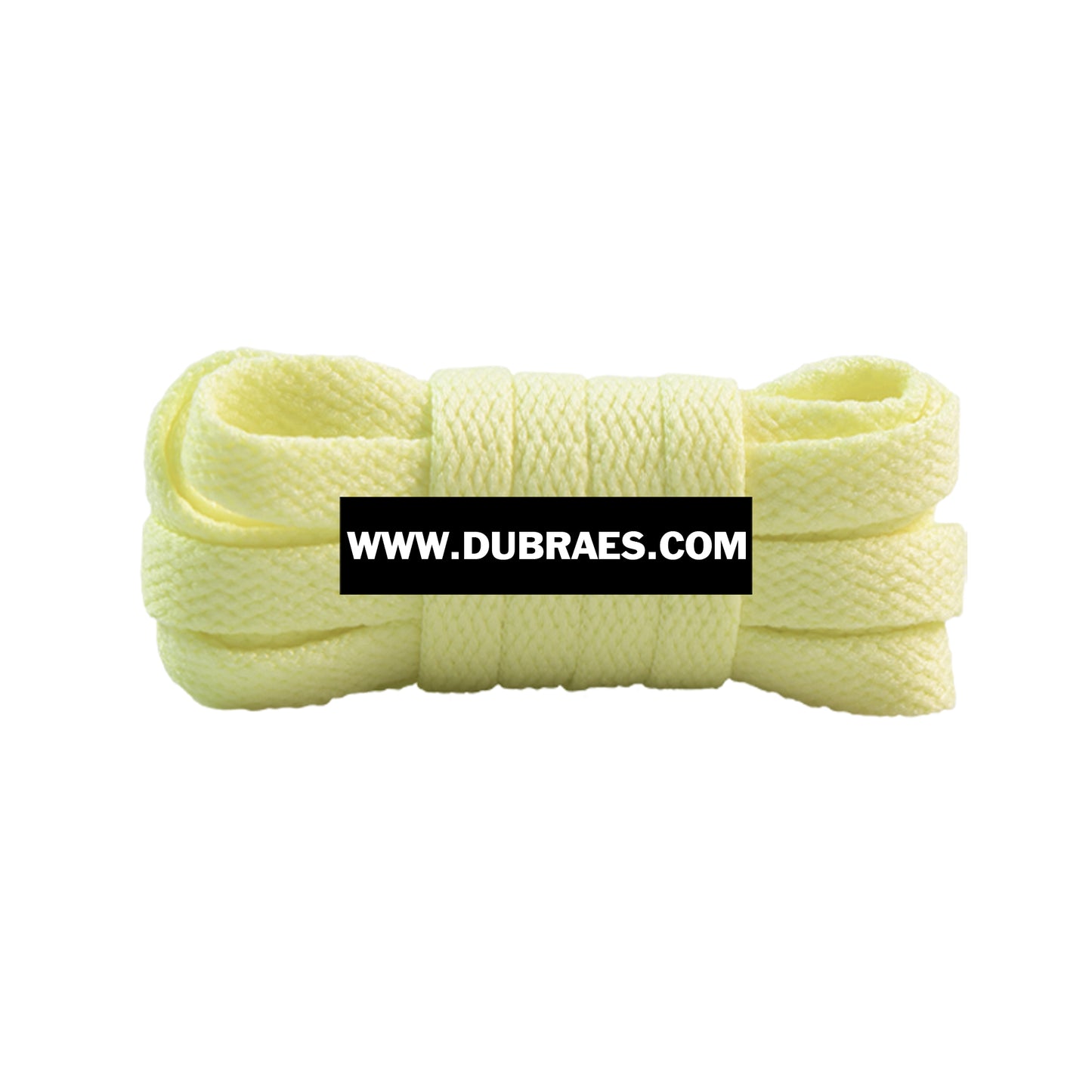 Pale Yellow Classic Flat Shoelaces