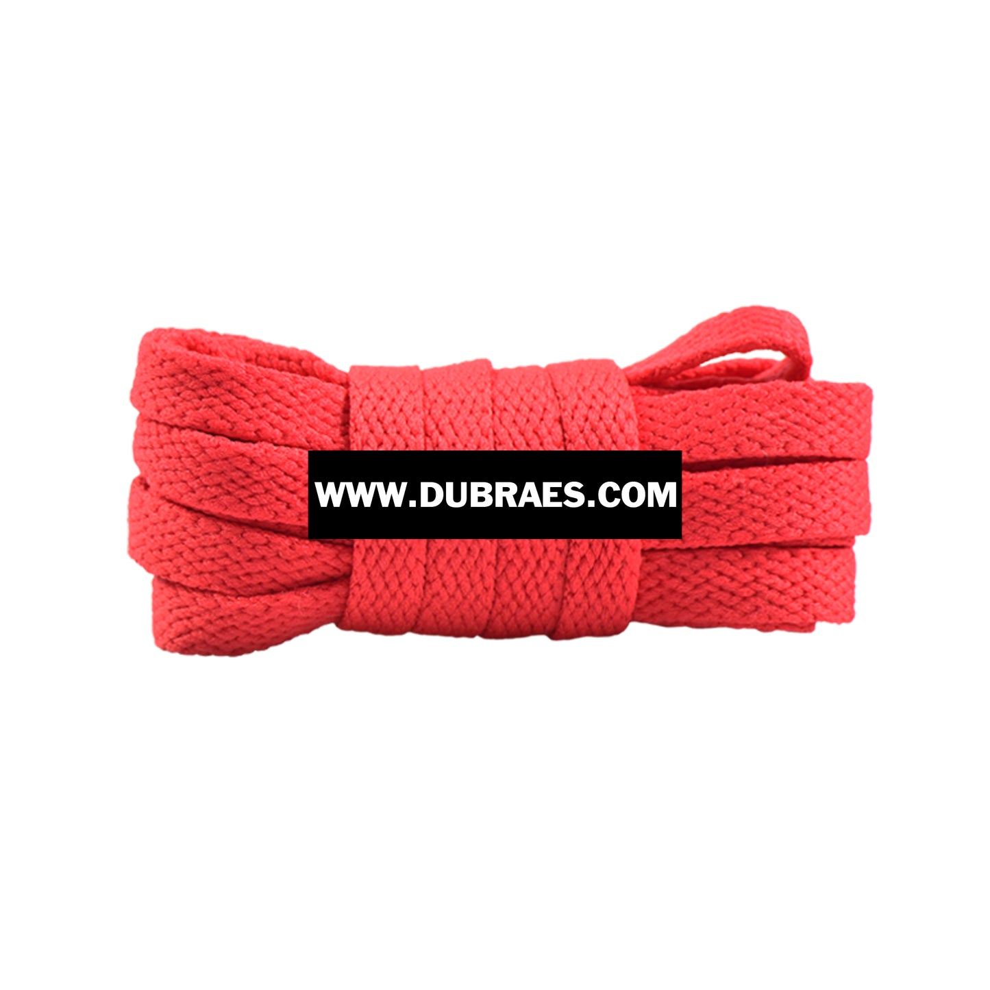 Red Classic Flat Shoelaces