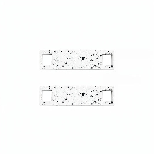 Medium Premium White/Black Speckle Dubraes
